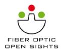 fiber optic open sights