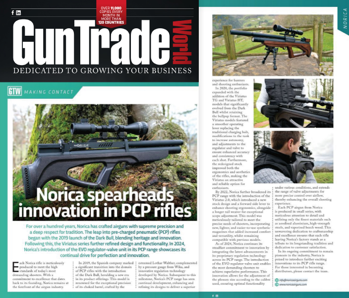 Norica ouvre la voie à l’innovation en matière de fusils PCP